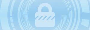 image of virtual padlock for cybersecurity